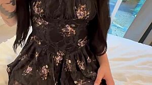 Goth Step Sister Scarlett Rosewood Fucks Nerdy Step Bro Danny Dirt