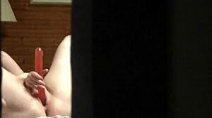 hey you won't believe this amateur milf i spied masturbating wildly in that hotel room