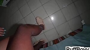 latina shakes big ass cheeks bouncing hard on bbc cumshot pov