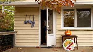 Witch teacher, wanna ride my broomstick in this halloween classroom fuck fest?