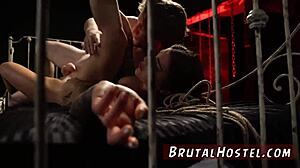 Milf Dominatrix Punishes Eager 18+ Tourist Teens in Hard BDSM Session!