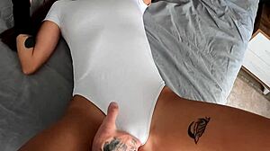 imagine pounding this elite whore's tight pussy in her skimpy white bikini pov