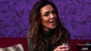 Watch Bigtit British Voyeur Rub Shaved Pussy For Your Wank!!