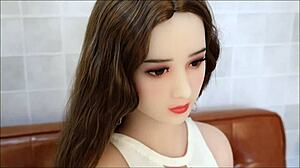 big ass asian sexdoll bent over doggystyle hardcore anal pounding