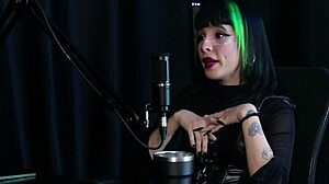 watch carol rhcp's hot compilations in sheer red lingerie on podcast!