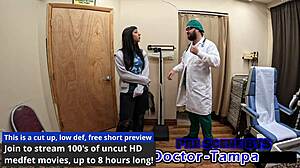 Dr Tampa plays dirty dermatologist with selena sativa backstage fetish