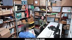 Shoplyfter Busts Asian Jade Noir Stealing Bent Over Doggystyle