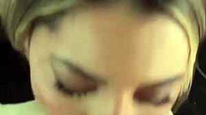 petite blonde latina shakes natural tits during pov casting chat