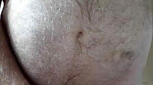 Rustyas1 Jerks Hairy Big Belly Small Cock Happily!