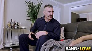 diamond banks rides repairman cowgystyle missionary shaved pussy creampie