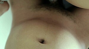 indo teen in satin dress skips panties for solo masturbation cleanup