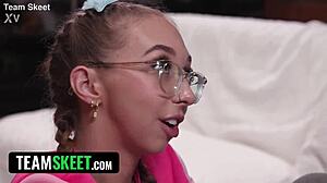 yo my step-granddaughter acted slutty so i pounded her tight pussy rough