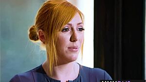 whoa, redhead milf lauren phillips massages client then delivers extra titty fuck surprise