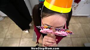 stepmom and stepsis why not cheer stepson with our big tits and asses