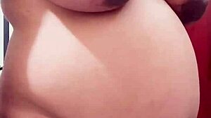 pregnant arab stepmom strips hairy pussy on cam begging for cock