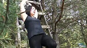 wanna see cute curvy czech teen titty fuck outdoors?