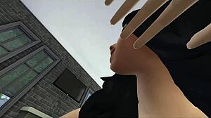 SELENA GOMEZ RIDES COWGIRL ORGASM ON SOFA IN STEAMY POV SEX TAPE SIMS