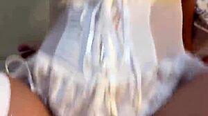 Suggestive Busty TikTok Girl Teases Huge Natural Tits and Ass