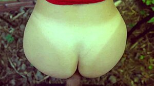 i sneak up on my stepsis in the garden and fuck her doggystyle uncensored