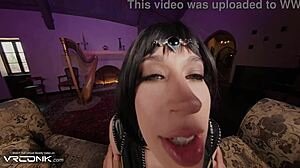 brunette shadowheart fucks cums moans baldur's gate iii cosplay vr parody