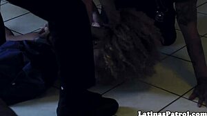 real latina immigrant bent over handcuffed pounded by agent casting