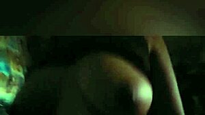 Big natural tits bounce wildly in secret cowgirl ride while moaning softly for hidden neighbors