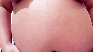 pregnant arab stepmom strips hairy pussy on cam begging for cock