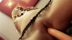i feel so hot watching blonde lesbians strap-on fuck at office
