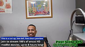 Oops, angel ramirez's prostate exam turns into flopping dick blooper at tampa uni gyno 😂 watch full guysgonegyno film!