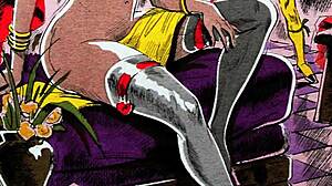 Vintage erotic art captures timeless sensual beauty