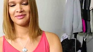 Hard Fucking My Naughty Cheerleader Sister While Spying on Her