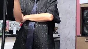 wife kally cremosa sucks camera guy mid funny amateur video shoot?