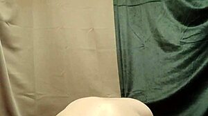 Housewife Slave Cuffs Herself for Outdoor Dildo Play