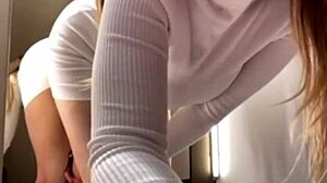 Teen 18+ Big Tits Ass Facial Cumshot in Public Fitting Room Hardcore Fuck