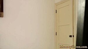 Busty milf seduces stepteen into lingerie scissoring and oral full storyline