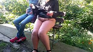 sexy curvy stepmommm knows how to tease her fetish stepsonns big cock with her wet milf pussy outdoorrr