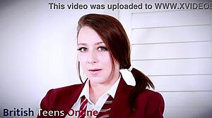HEY Cuck! Watch This Student Boss You To Wank Hard Under Her Uniform!