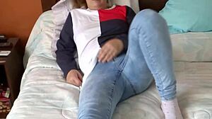 Stepson Slides Cock Inside Stepmom Begs for Creampie Cum Fill