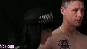 cfnm lady cops handle the tug in uniform femdom group fun