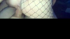 Blonde Amateur's Rough Fishnets Fuck Ends in Massive Facial Cumshot