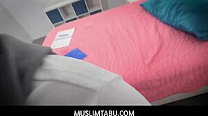 yo this big dick stud destroys middle-eastern pussy and blasts her face with jizz