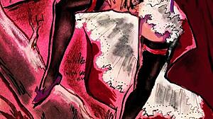 Vintage erotic art captures timeless sensual beauty