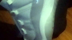 wanna get me some size 13 sneakers to worship these bare feet while i tease you barefoot?? 👟😈