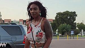 Ebony Goddess Busty Tits Kisses BBC Bull in Kitchen on Steamy Date Night