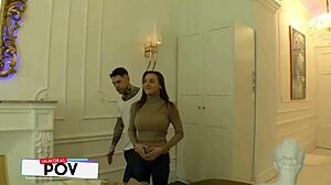 stepsiblings matt star in big tits mmf with monster cock riding cowgirl