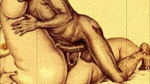 vintage drawings showcase antique retro art