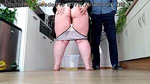 wanna see this milf mother-in-law's hairy wet pussy and perfect ass up close?