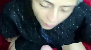 wife kally cremosa sucks camera guy mid funny amateur video shoot?