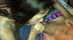 french milf slut gets spanked hard doggystyle in satin lingerie thong