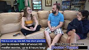 Dr Tampa Gives Mira Monroe Her First Gyno Exam Backstage